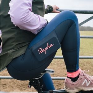 Rapha Navy Black Commuter Leggings 7/8 Cycling Tights